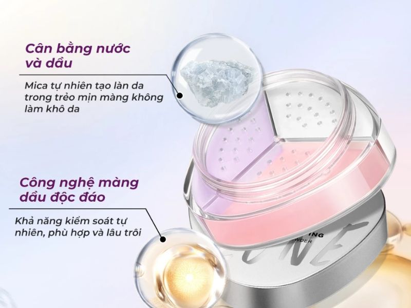 Thành phần của phấn phủ Sace Lady
