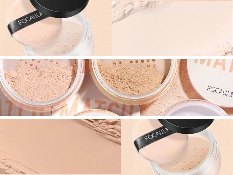 Bảng màu đa dạng của phấn phủ Focallure