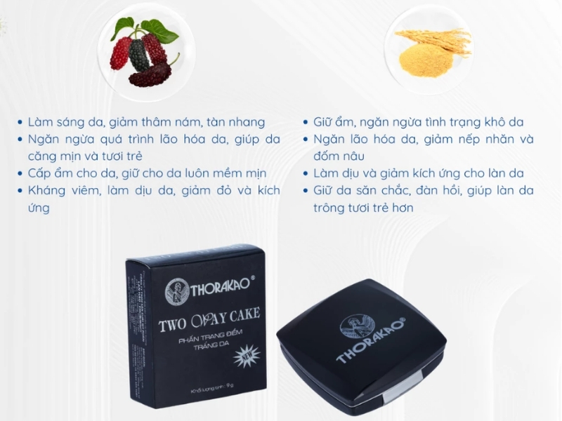 Điểm nổi bật của Two Way Cake Thorakao