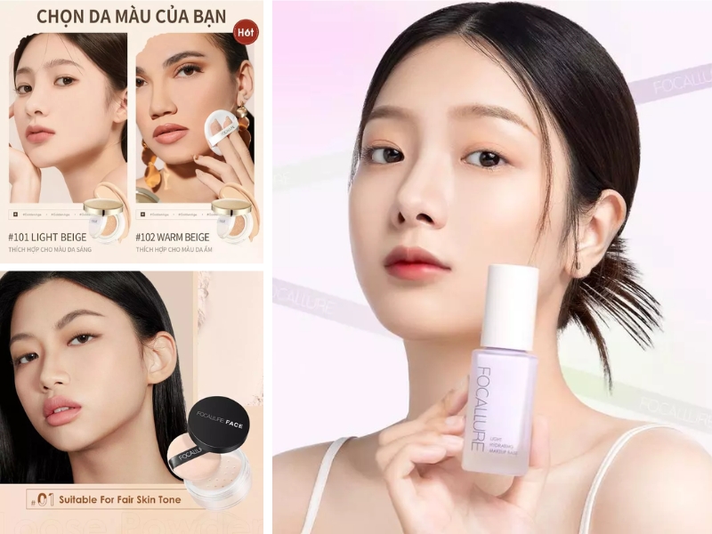 Bộ nền trang điểm 3 món Focallure
