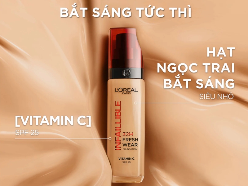 Kem nền L’ Oréal Paris Fresh Wear cho da hỗn hợp