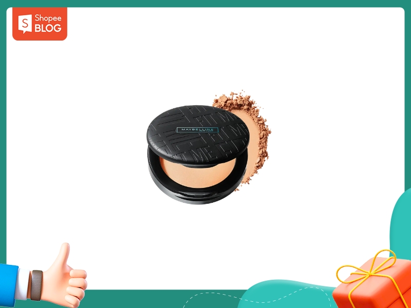 phấn phủ kiềm dầu nâng tone Maybelline New York Fit Me Compact Powder