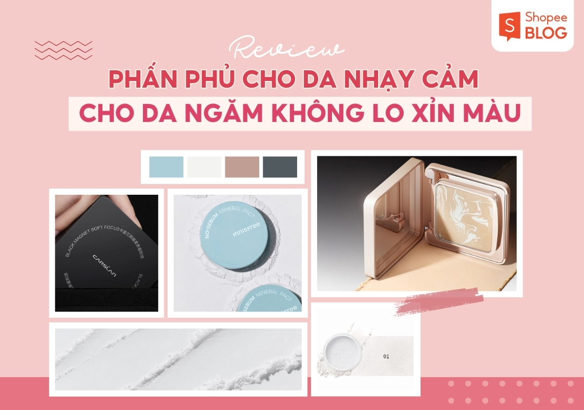 phấn phủ cho da nhạy cảm