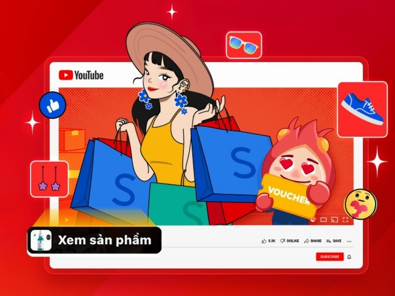Voucher Shopee x Youtube Shopping