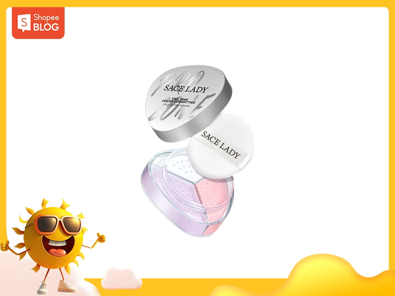Phấn phủ Pro Zone Color Correcting Sace Lady