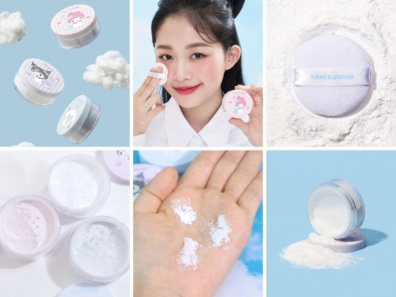 Phấn phủ Kirsh Blending My Pastel Blur Powder x Sanrio