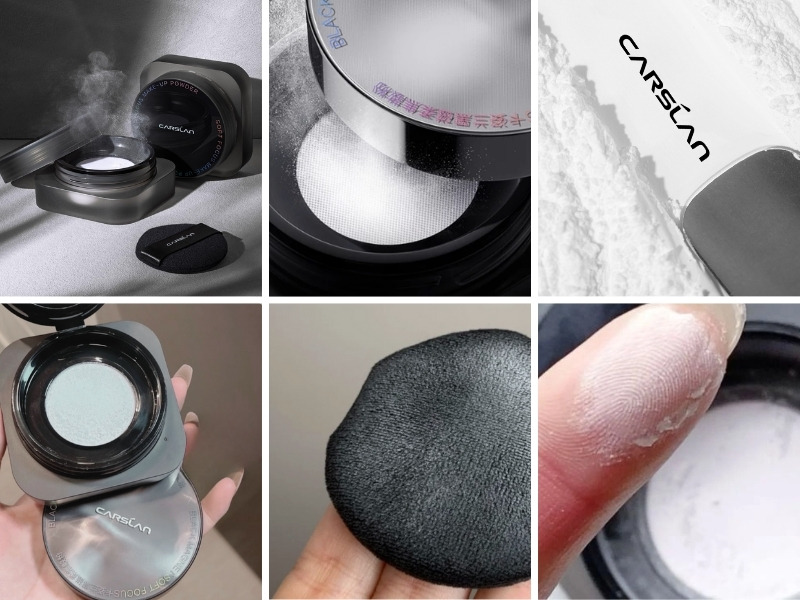 Phấn phủ dạng bột cho da khô Carslan