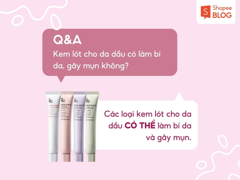 Giải đáp câu hỏi về kem lót cho da dầu