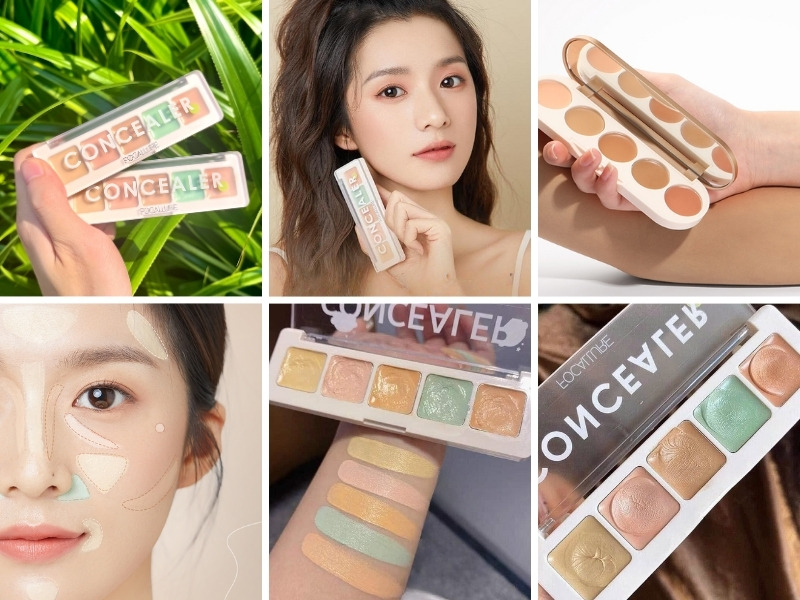 Review kem che khuyết điểm Focallure bảng 5 màu