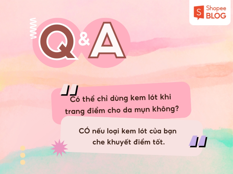 Dùng kem lót trang điểm 