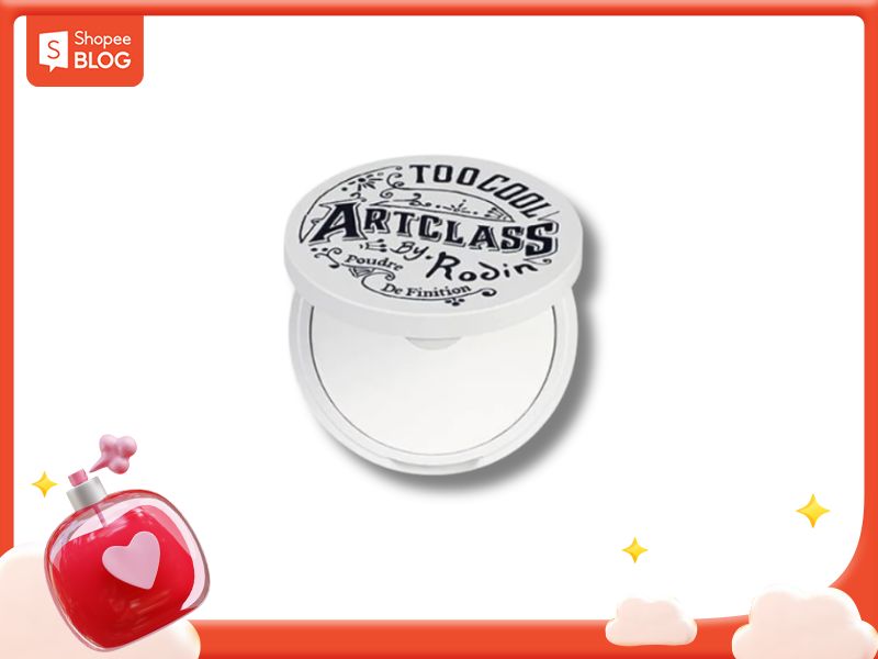 Phấn phủ lành tính cho da nhạy cảm Too Cool for School Art-class by Rodin Finish Setting Pact
