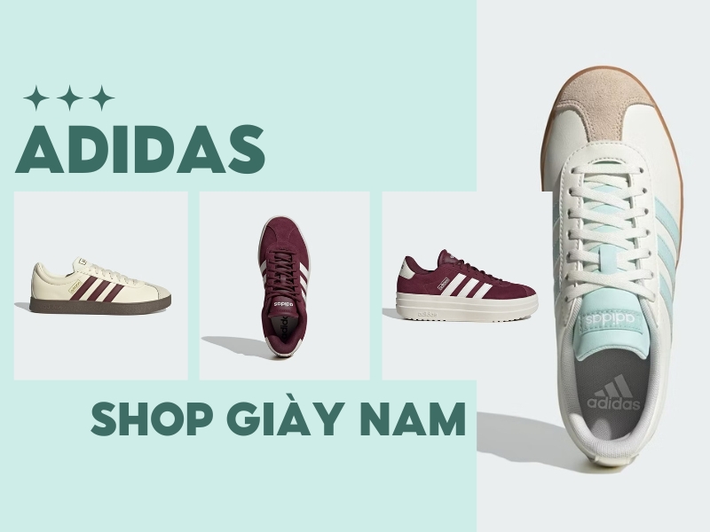 Shop giày nam Adidas.
