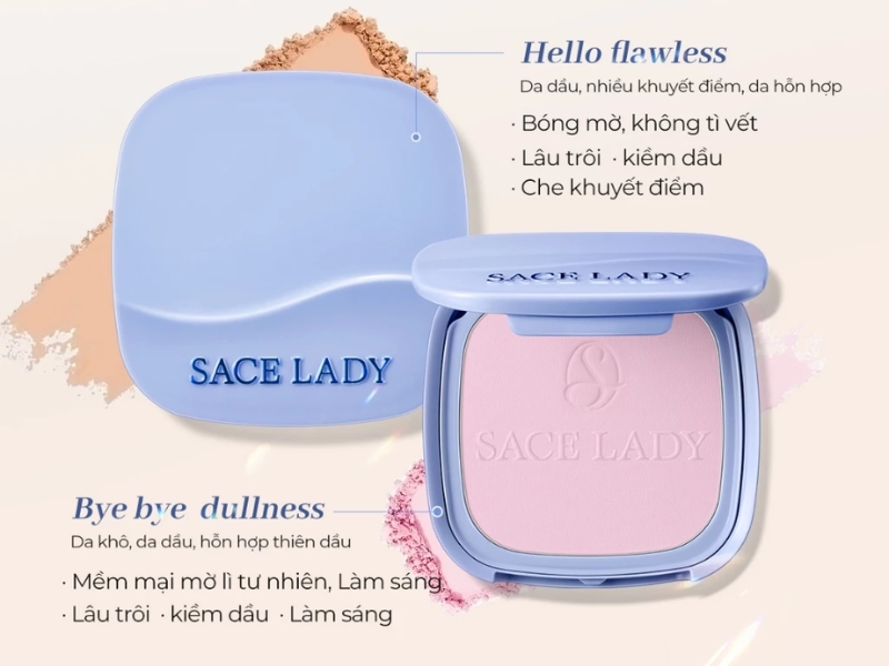 Điểm nổi bật của Sace Lady Flawless Master Face Powder