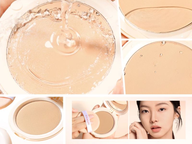 Độ kiềm dầu và bền màu của phấn phủ Focallure