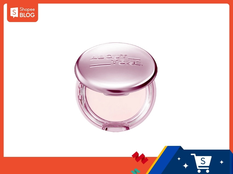 Phấn phủ About Tone Glow màu hồng