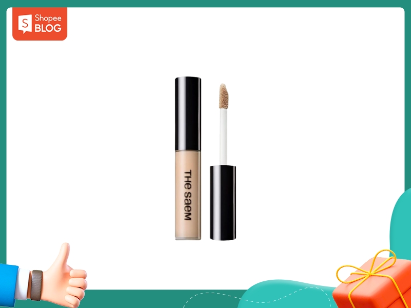 Che khuyết điểm chống nắng che phủ cao the SAEM Cover Perfection Tip Concealer