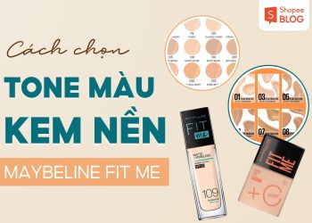 Cách chọn màu kem nền fit me