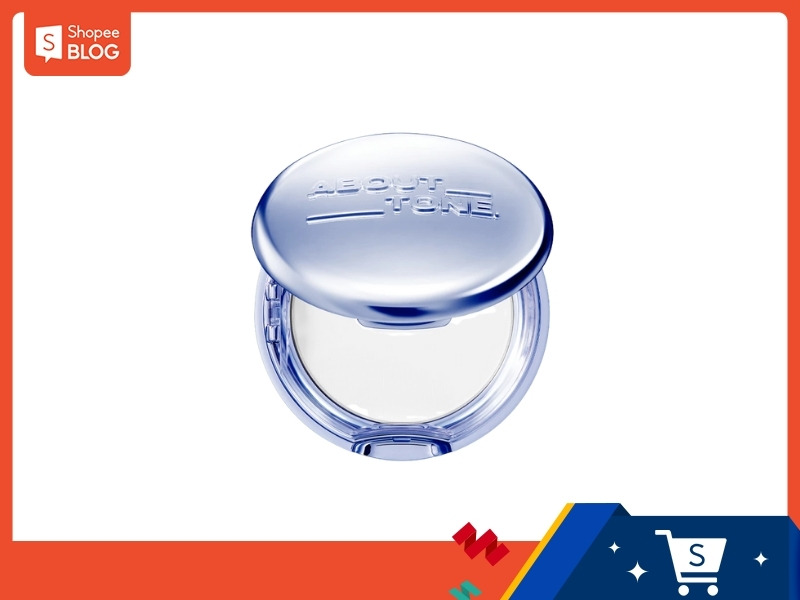 Phấn phủ About Tone Air Fit Powder Pact vỏ xanh
