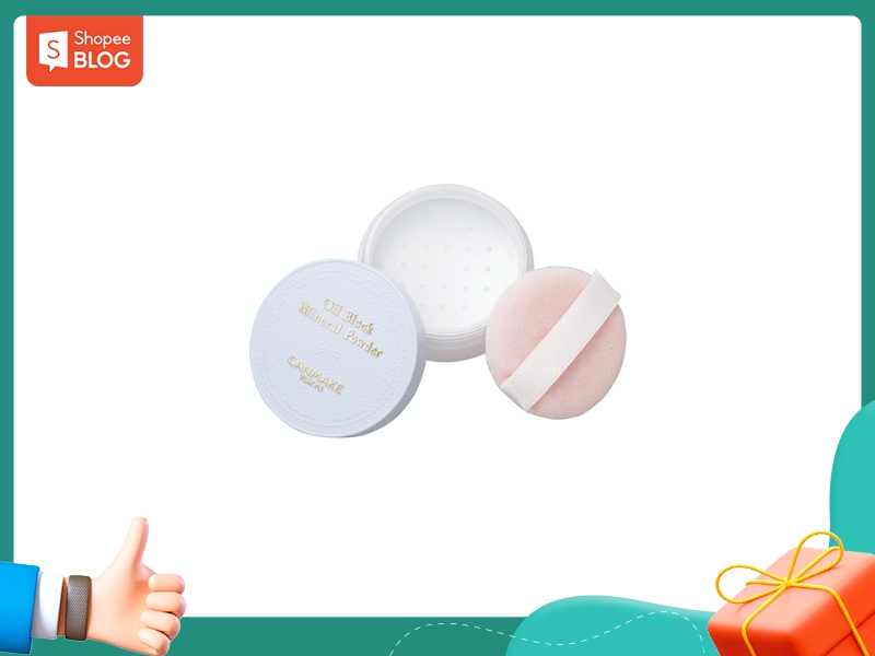 phấn phủ Canmake Oil Block Mineral Powder 