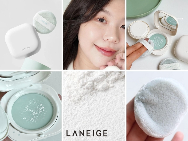 Phấn phủ cho da dầu lỗ chân lông to Laneige