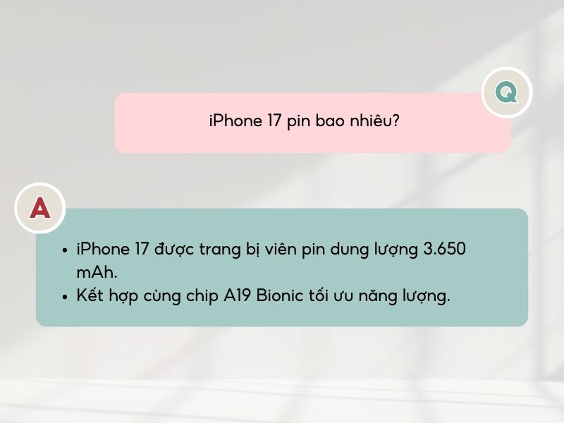 Pin của iPhone 17 cũng được cải tiến mạnh mẽ hơn 