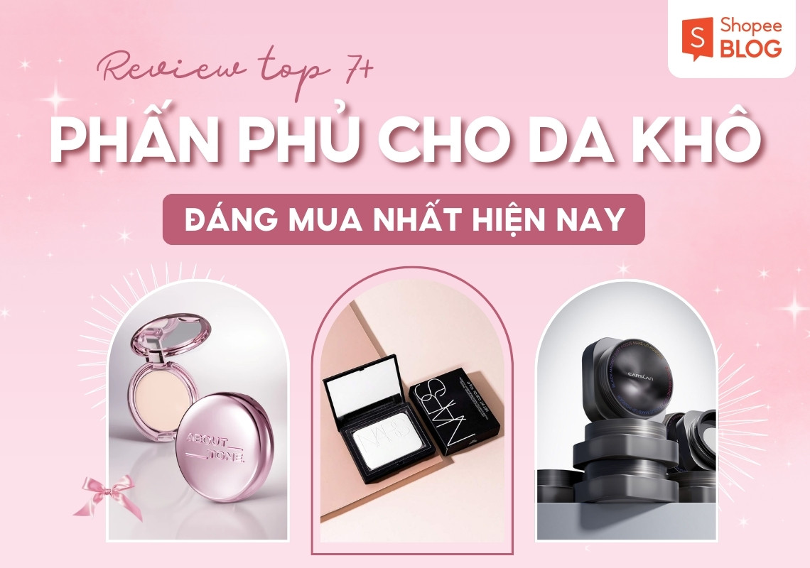 phấn phủ cho da khô