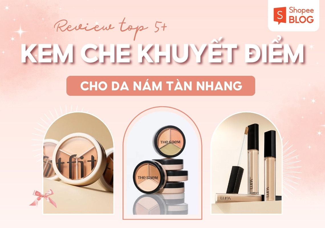 kem che khuyết điểm nám tàn nhang