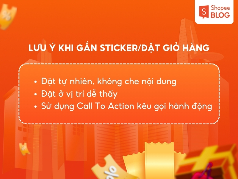 Lưu ý khi gắn giỏ hàng YouTube