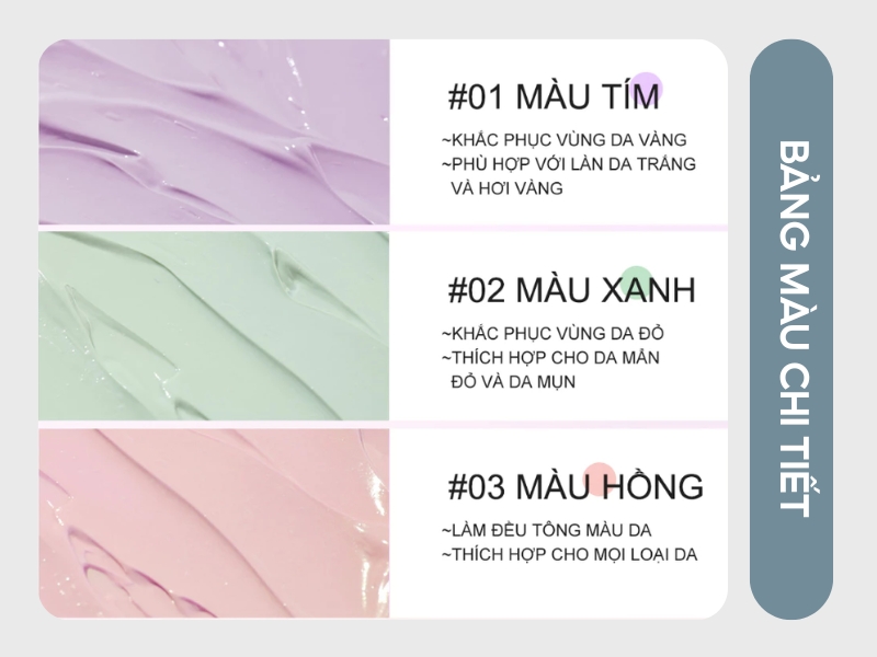 Bảng màu Focallure Lightweight Moisture Bright Primer