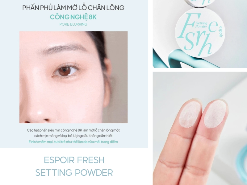 phấn phủ Espoir Fresh Setting Powder