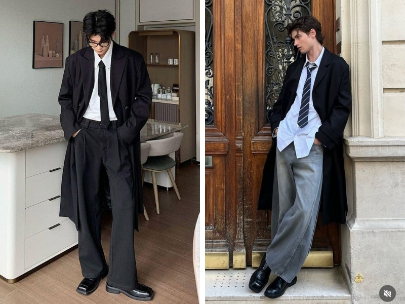 suit nguyên bộ phong cách classic sang trọng