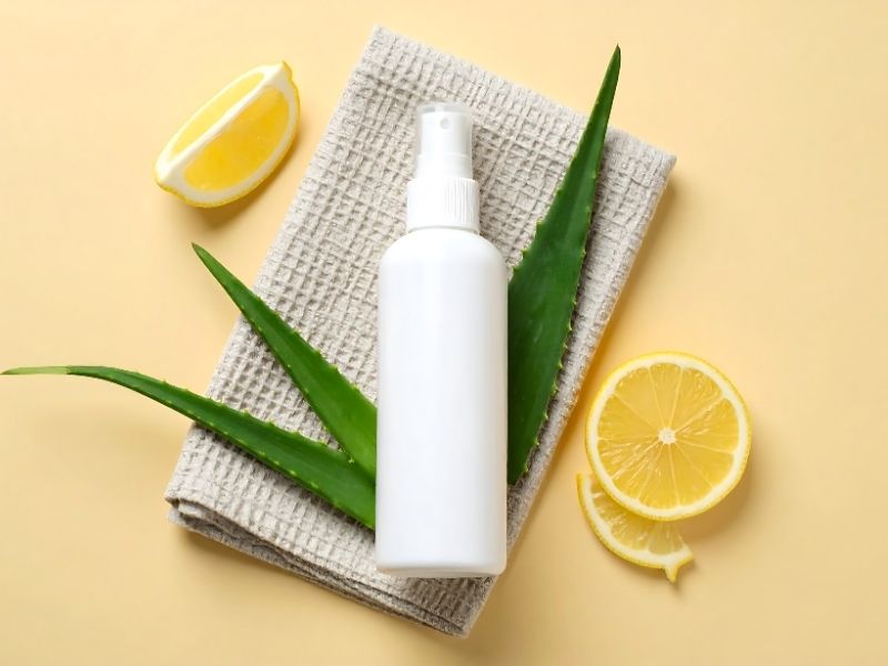Xịt khoáng lô hội và chanh tươi