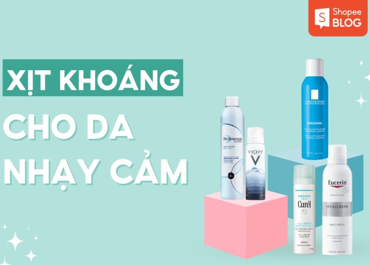 xịt khoáng cho da nhạy cảm