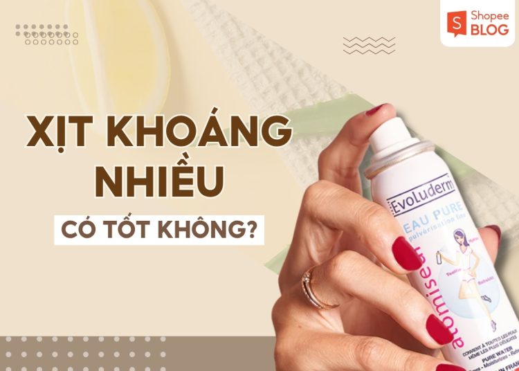 xịt khoáng nhiều có tốt không