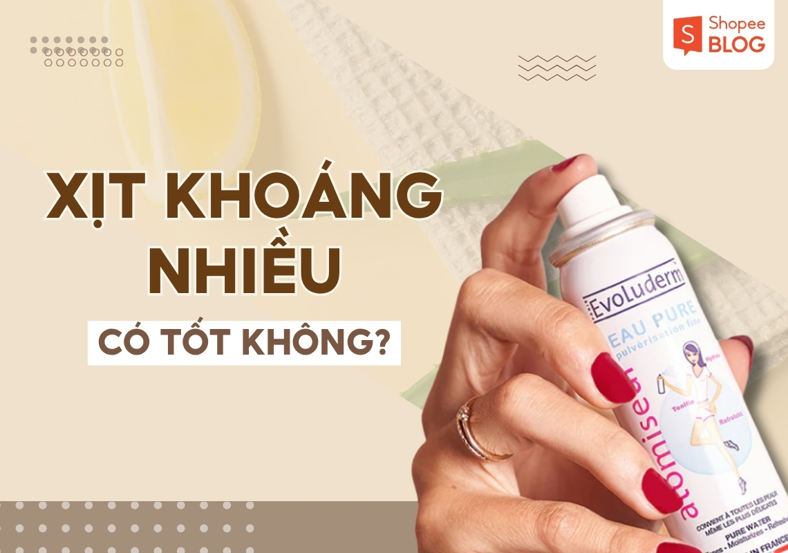 xịt khoáng nhiều có tốt không