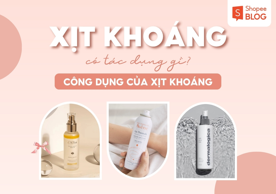 xịt khoáng có tác dụng gì