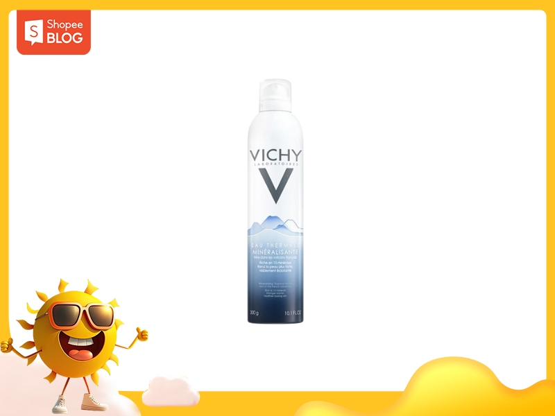 Xịt khoáng dưỡng ẩm Vichy Mineralizing Thermal Water