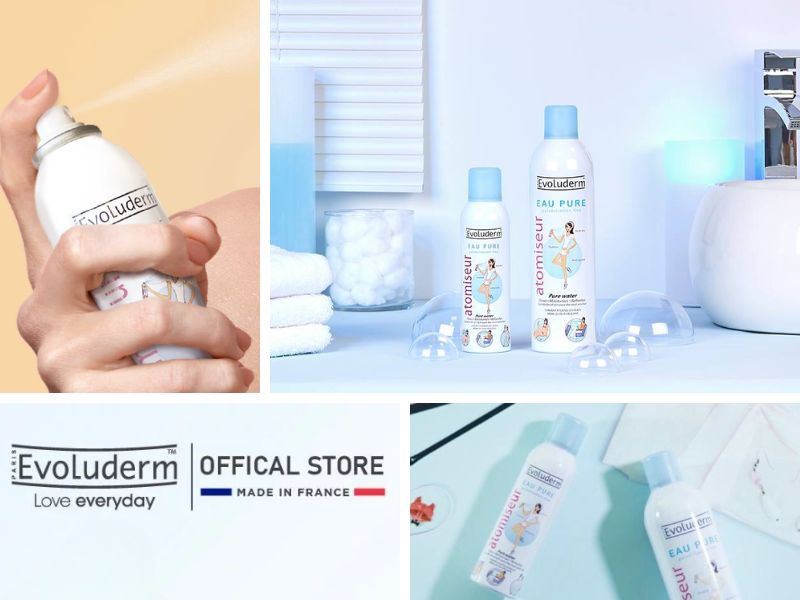Giới thiệu về xịt khoáng Evoluderm
