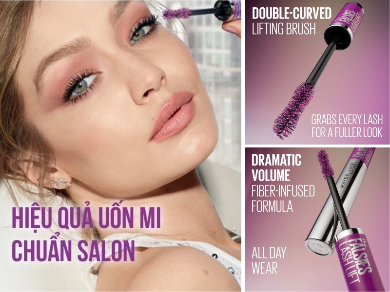 Hiệu ứng sử dụng Maybelline Lash Sensational Waterproof