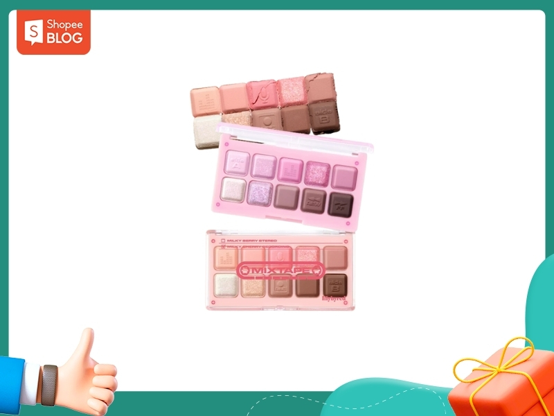 Phấn mắt Lilybyred Mood Keyboard Cupid 10 Ô 10.5g