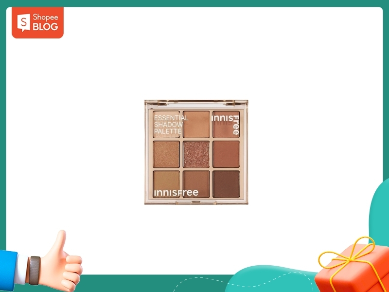 Bảng phấn mắt các màu cơ bản innisfree Essential Shadow Palette
