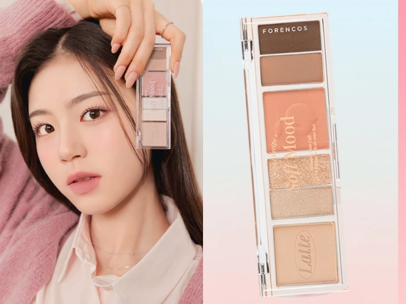 Bảng phấn mắt tone Hàn Quốc tự nhiên FORENCOS Soft Mood Eye Palette