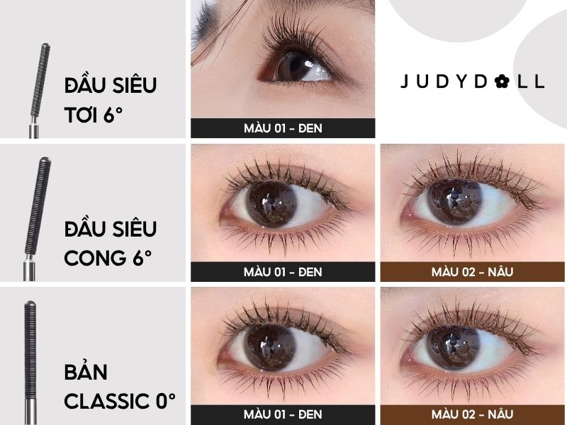 Bảng màu Judydoll Iron Mascara