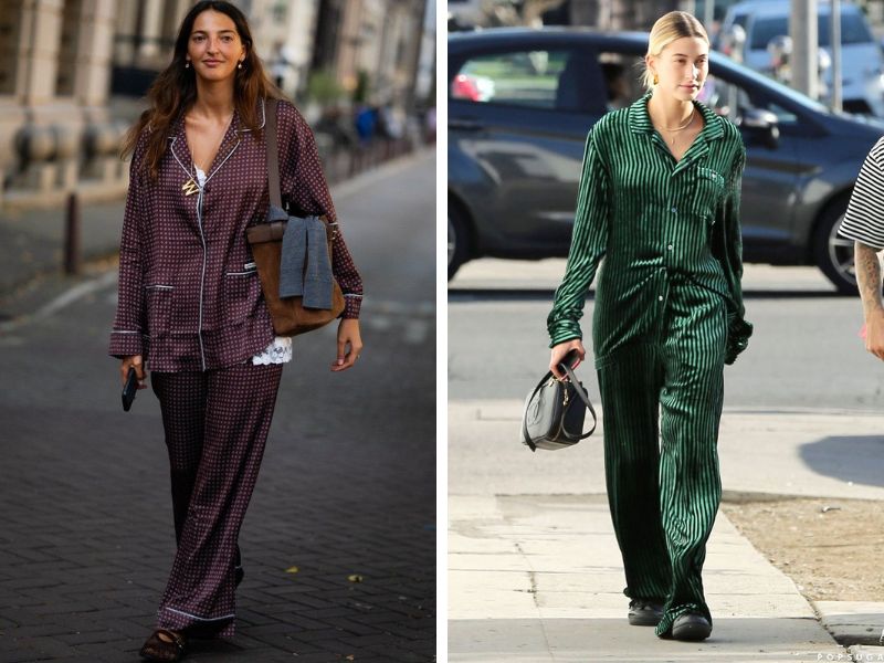 pijama on the street lụa satin