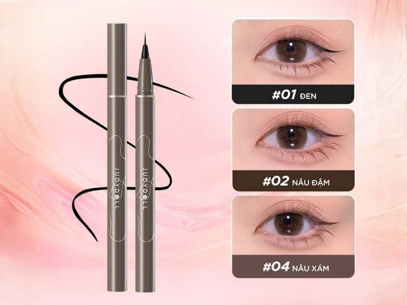 Bảng màu bút kẻ mắt Judydoll Slim Liquid Eyeliner