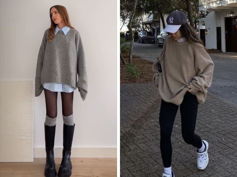 jumper layer áo sơ mi