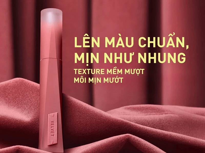 Son kem lì nhung mịn 3CE Velvet Lip Tint Plush
