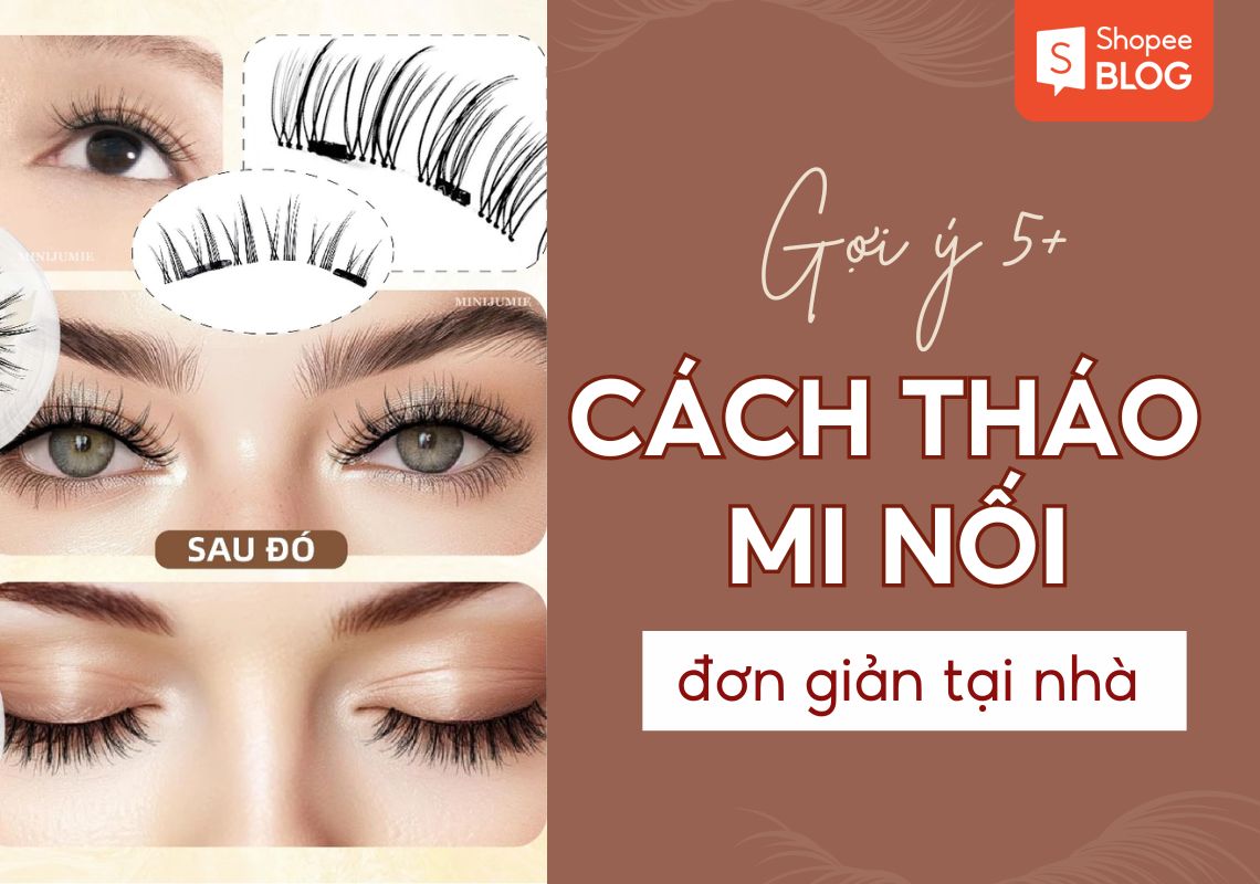 cách tháo mi nối tại nhà