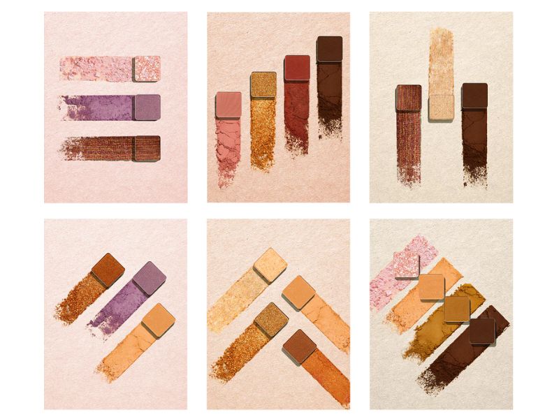Cách phối màu bảng phấn Lemonade Aesthetic Eyeshadow Palette