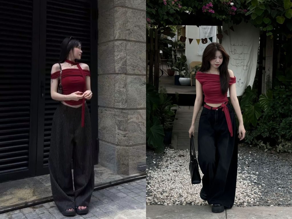 Đỏ đô và đen